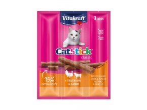 Vitakraft Cat pochoutka Stick mini Turkey+lamb 3x6g