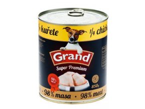 GRAND konz. pes Extra s 1/4 kuřete 850g