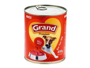 GRAND konz. pes hovězí 850g