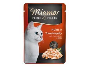 Miamor Cat Filet kapsa kuře+rajče v želé 100g