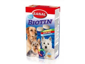 Sanal pes Biotin kalciové tablety s biotin 400g/4x100g