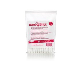 Tyčinky vatové BambooStick S/M pro čišt. uší psů 50ks