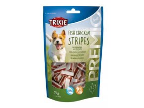 Trixie Premio STRIPES pásky kuře a losos 75g TR