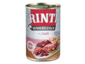 Rinti Dog Kennerfleisch konzerva telecí 400g