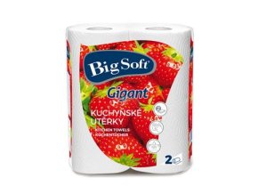 Utěrky kuchyňské papírové Big Soft Gigant 2ks