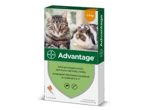 Advantage pro malé kočky a králíky 40mg 1x0,4ml