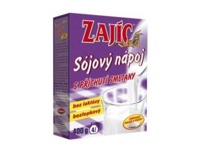 Nápoj Zajíc sójový nápoj se smetanou 400g krabička