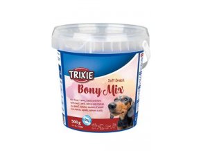 Trixie Soft Snack Bony MIX hověz, jehněč,losos 500g TR