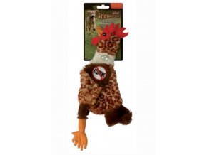 Hračka pes Kohout pískací 32cm Skinneeez