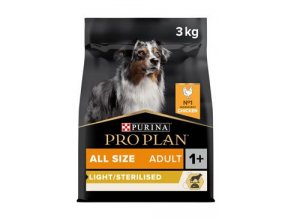 ProPlan Dog All Size Adult Optiweight(Sterilised) 3kg