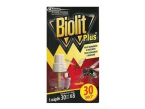 Biolit náhradní tek.náplň proti komárům a mouchám 31ml