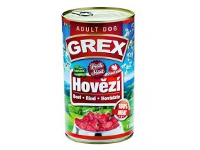 GREX konz. pes hovězí 1280g