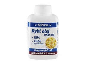 Rybí olej 1000mg +EPA+DHA MedPharma 100tob