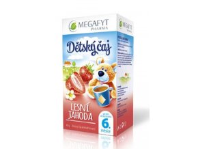 Čaj Megafyt dětský ovocný Jahoda lesní 20 sacc