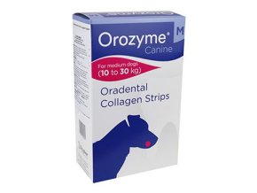 Orozyme plátky žvýkací pro psy M 10-30kg 141g