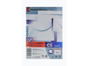 Obálka bílá samolepící C5 50ks 162x229mm