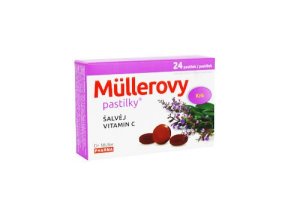 Dr.Muller Pharma Pastilky se šalvěji a vit.C 24ks