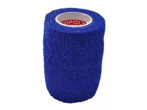 Obinadlo elast. CoPoly 7,5cm x 4,6m modrá