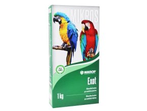 Mikros Exot pro papoušky plv 1kg krabička