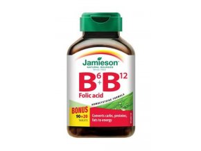 JAMIESON Vitamíny B6 B12+kyselina listová 110 tbl