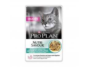 pro plan cat delicate morske ryby kapsicka 85g