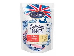 Butcher's Cat Class.Delic.Dinn. losos+dorada kapsa100g