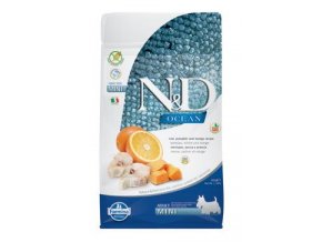 N&D OCEAN DOG Adult Mini Codfish&Pumpkin&Orange 800g