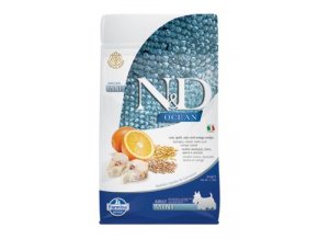 N&D OCEAN DOG LG Adult Mini Codfish & Orange 800g