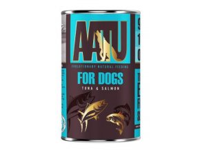 AATU Dog Tuna n Salmon konz. 400g