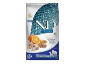 N&D OCEAN DOG LG Adult M/L Codfish & Orange 2,5kg