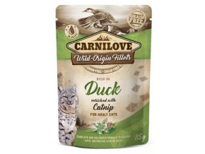 Carnilove Cat Pouch Duck Enriched & Catnip 85g