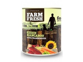 Farm Fresh Dog Kangaroo with Cranberries konz 400g