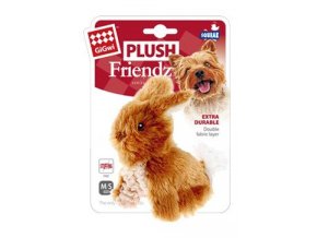 Hračka pes GiGwi Plush Friendz králiček hnědy plyš