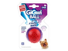 Hračka pes GiGwi Ball míček S červeno/purpurový