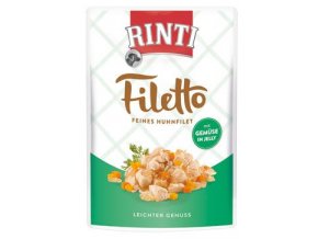 Rinti Dog Filetto kapsa kuře+zelenina v želé 100g