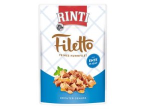 Rinti Dog Filetto kapsa kuře+kachna v želé 100g