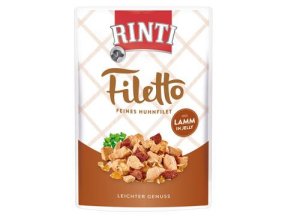 Rinti Dog Filetto kapsa kuře+jehně v želé 100g