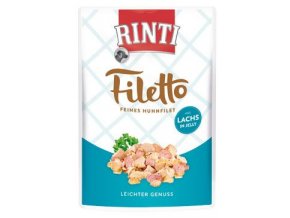 Rinti Dog Filetto kapsa kuře+losos v želé 100g