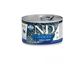 N&D DOG OCEAN Adult Herring & Shrimps Mini 140g