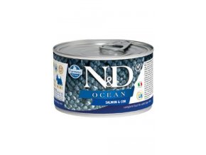 N&D DOG OCEAN Adult Salmon & Codfish Mini 140g