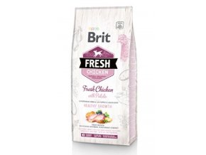 Brit Fresh Dog Chicken&Potato Puppy HealthyGrowth2,5kg