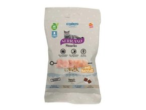 Serrano Snack for Cat-Chicken-AntiHairball 50g