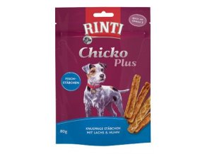 Rinti Dog Extra Chicko Plus pochoutka losos+kuře 80g