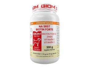 Giom pes Na srst Biotin FORTE 200g plv