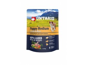 ontario puppy medium lamb rice 0 75 kg original (1)