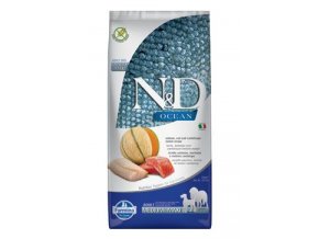 N&D OCEAN DOG Adult M/L Salmon & Cod & Melon 12kg