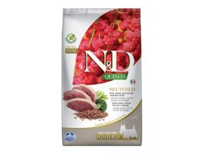 N&D Quinoa DOG Neutered Duck&Broccoli&Asp. 2,5kg