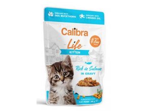 Calibra Cat Life kapsa Kitten Salmon in gravy 85g