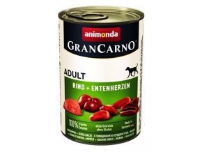 Animonda GRANCARNO konz. ADULT hovězí/kach.srdce 400g