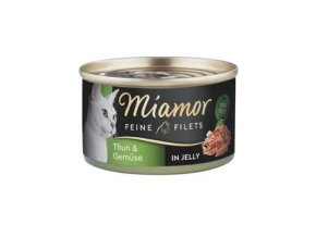 Miamor Cat Filet konzerva tuňák+zelenina v želé 100g